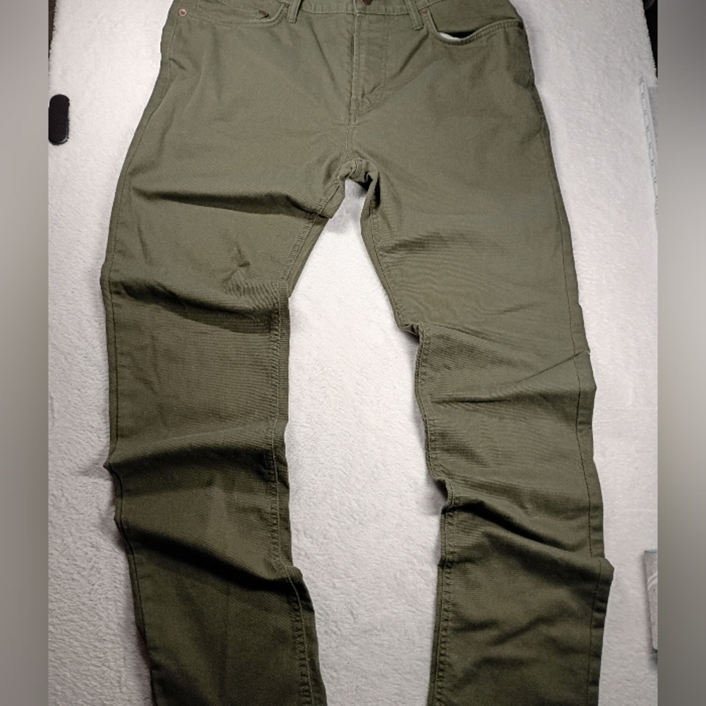 Old Navy Slim 33X32 Mens Jeans Olive